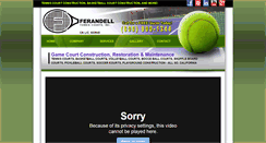 Desktop Screenshot of ferandelltenniscourts.com